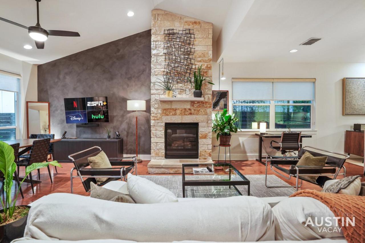 Stylish Retreat W Outdoor Oasis In Heart Of Austin Villa Eksteriør bilde